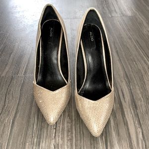 Gold heels